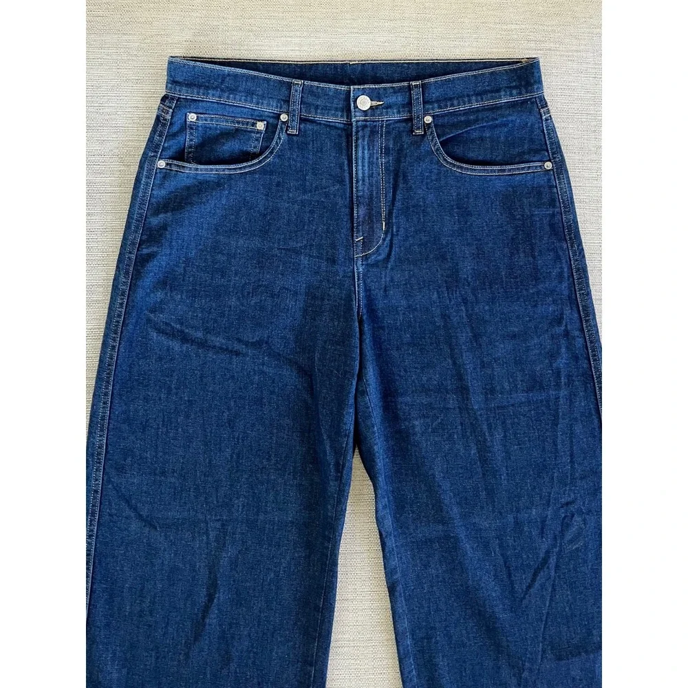 AYR The Big Salad Jeans Size 31 Vandalay Blue Wide Leg Lightweight‎ Denim